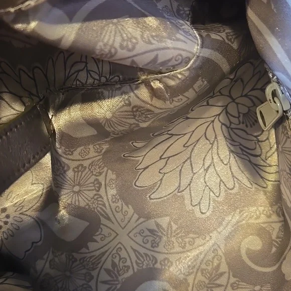 Brighton Andie Deep Burgundy Studded Pebbled Leather Shoulder Bag - Picture 12 of 16